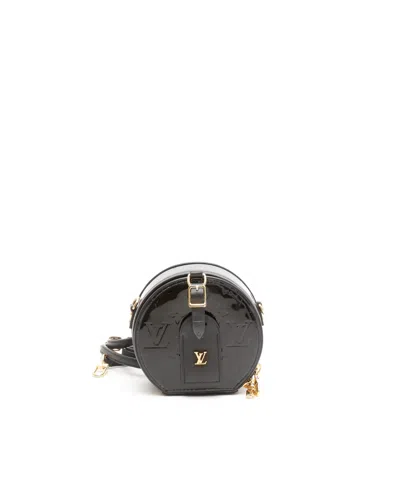 Louis Vuitton Vernis Mini Boite Chapeau Souple Bag In Black