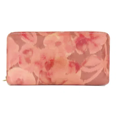 Pre-owned Louis Vuitton Vernis Pink Vernis Long Wallet (bi-fold) ()
