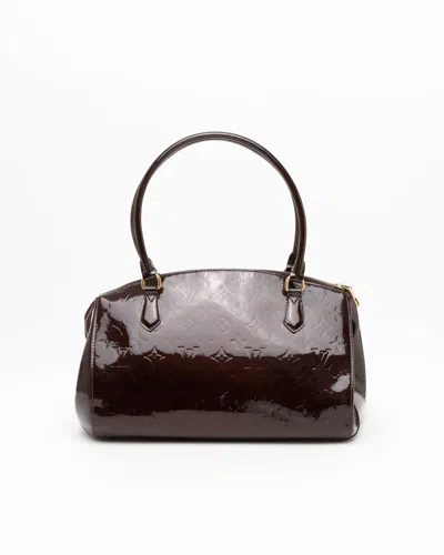 Pre-owned Louis Vuitton Vernis Sherwood Gm Bag