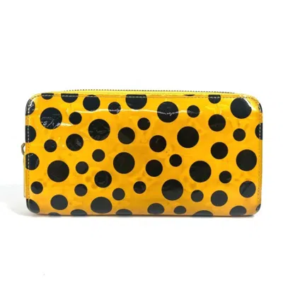 Pre-owned Louis Vuitton Vernis Yellow Vernis Wallet (bi-fold) ()