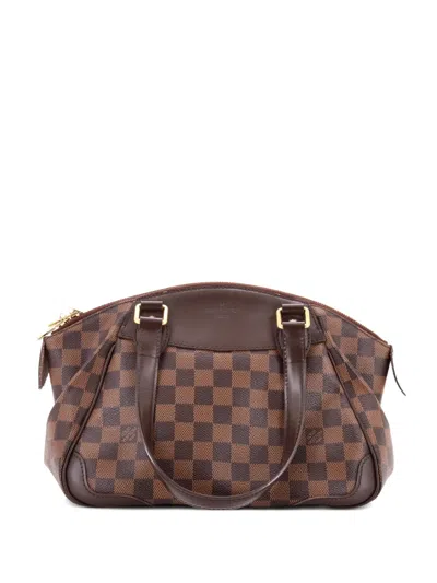 Pre-owned Louis Vuitton Verona Handbag Damier Pm Shoulder Bag In Brown