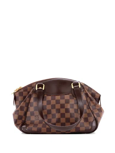 Pre-owned Louis Vuitton Verona Handbag Damier Pm Shoulder Bag In Brown