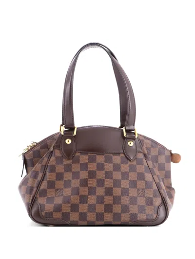Pre-owned Louis Vuitton Verona Handbag Damier Pm Shoulder Bag In Brown