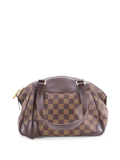 Pre-owned Louis Vuitton Verona Handbag Damier Pm Shoulder Bag In Brown