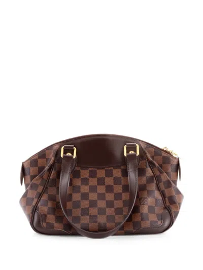 Pre-owned Louis Vuitton Verona Handbag Damier Pm Shoulder Bag In Brown