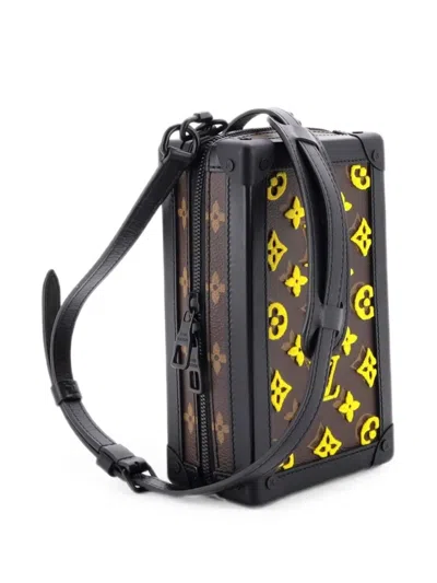 Pre-owned Louis Vuitton Vertical Soft Trunk Bag Monogram Tuffetage Canvas Crossbody Bag In Yellow