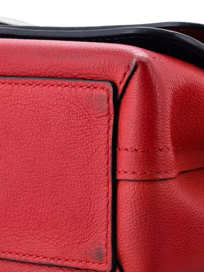 Pre-owned Louis Vuitton Very Chain Bag Monogram Leather Shoulder Bag In Red