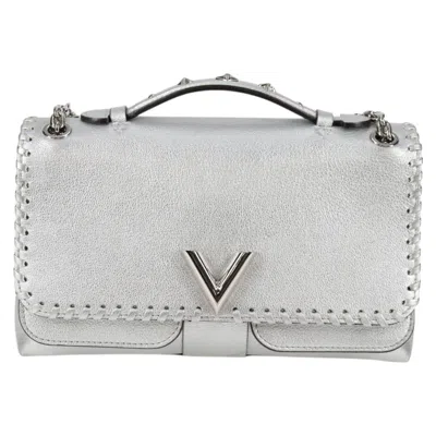 Pre-owned Louis Vuitton Very Chain Leather Shoulder Bag () In Silver