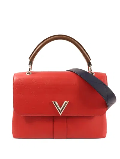 Pre-owned Louis Vuitton Very One Tote Bag In Red