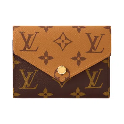 Pre-owned Louis Vuitton Victorine Wallet 'brown Monogram Reverse Canvas' | Women's Size Onesize