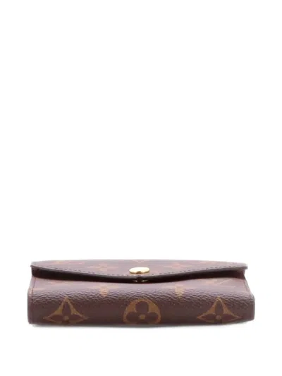 Pre-owned Louis Vuitton Victorine Wallet Monogram Canvas Small Wallets In Brown