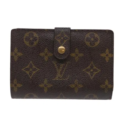 Pre-owned Louis Vuitton Viennois Brown Canvas Wallet  ()