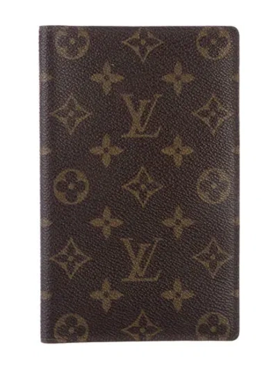 Pre-owned Louis Vuitton Vintage 1987 Brazza Wallet In Brown