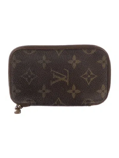 Pre-owned Louis Vuitton Vintage 1993 Wallet In Brown