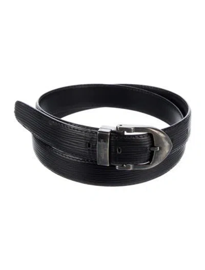Pre-owned Louis Vuitton Vintage 1994 Belt In Black