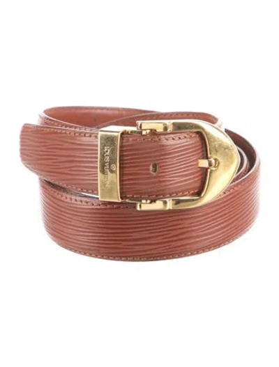 Pre-owned Louis Vuitton Vintage 1994 Belt In Brown