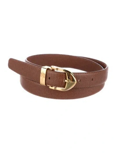 Pre-owned Louis Vuitton Vintage 1995 Belt In Brown