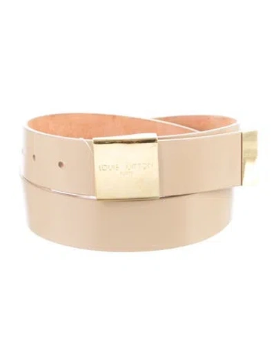Pre-owned Louis Vuitton Vintage 1998 Belt In Neutral