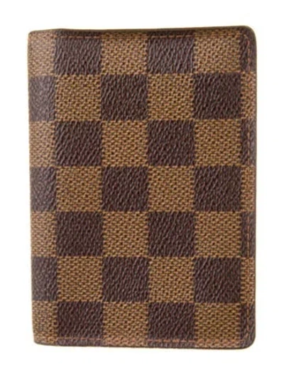 Pre-owned Louis Vuitton Vintage 1998 Bifold Wallet In Brown