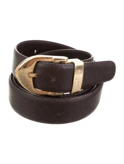Pre-owned Louis Vuitton Vintage 1998 Waist Belt In Purple