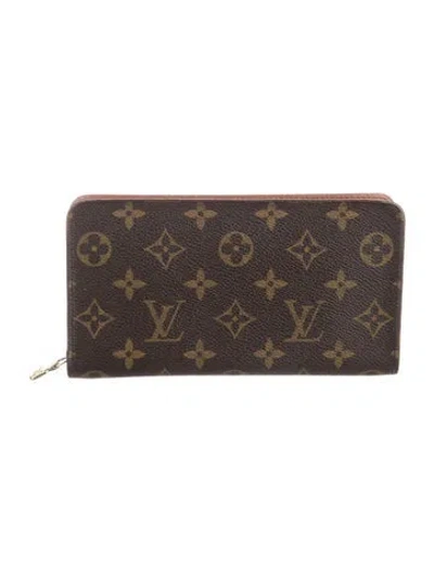 Pre-owned Louis Vuitton Vintage 1998 Zippy Wallet In Brown