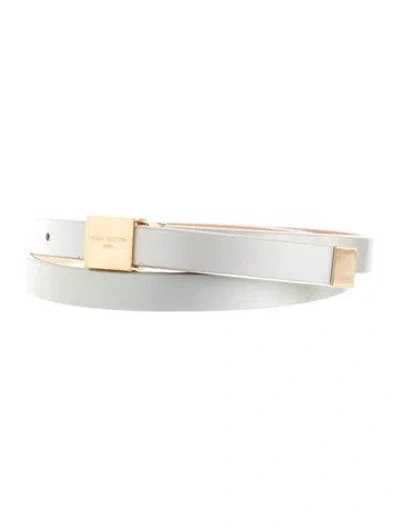 Pre-owned Louis Vuitton Vintage 1999 Belt In Blue