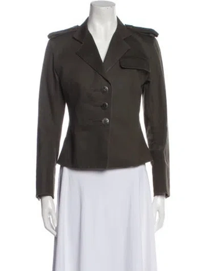 Pre-owned Louis Vuitton Vintage 2000's Blazer In Green