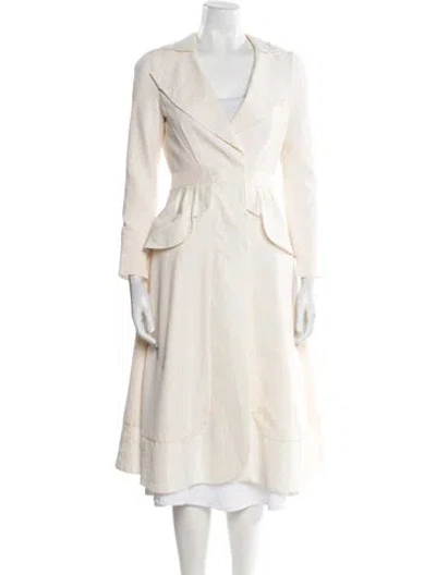 Pre-owned Louis Vuitton Vintage 2000's Coat In Neutral
