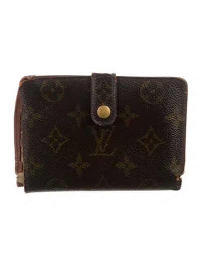 Pre-owned Louis Vuitton Vintage 2000 French Purse In Brown