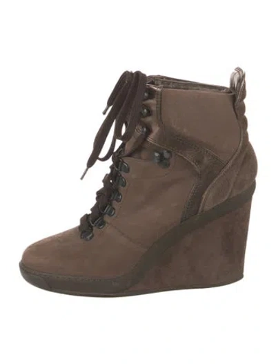 Pre-owned Louis Vuitton Vintage 2000's Hiking Boots In Brown