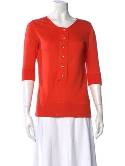 Pre-owned Louis Vuitton Vintage 2000's Sweater In Orange