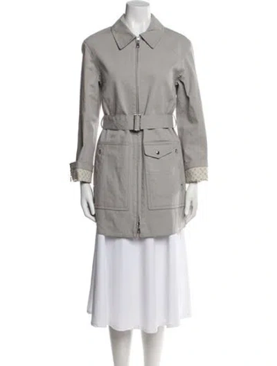 Pre-owned Louis Vuitton Vintage 2000's Trench Coat In Neutral