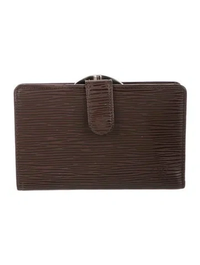 Pre-owned Louis Vuitton Vintage 2001 French Purse In Brown
