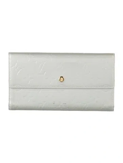 Pre-owned Louis Vuitton Vintage 2001 Porte Trésor International Wallet In Silver