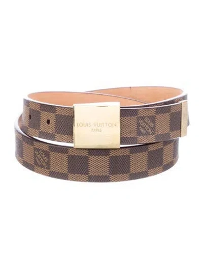 Pre-owned Louis Vuitton Vintage 2001 Waist Belt In Brown