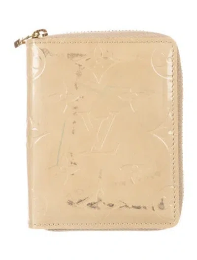 Pre-owned Louis Vuitton Vintage 2002 Zippy Coin Purse In Neutral