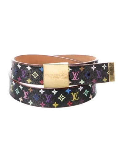 Pre-owned Louis Vuitton Vintage 2003 Belt In Black