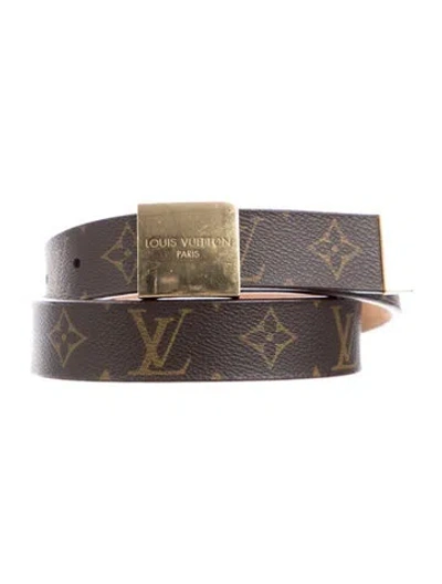Pre-owned Louis Vuitton Vintage 2003 Belt In Brown