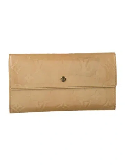 Pre-owned Louis Vuitton Vintage 2003 International Wallet In Neutrals