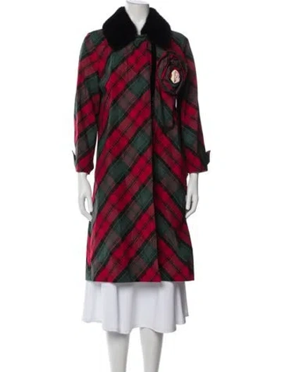 Pre-owned Louis Vuitton Vintage 2004 Faux Fur Coat In Multi