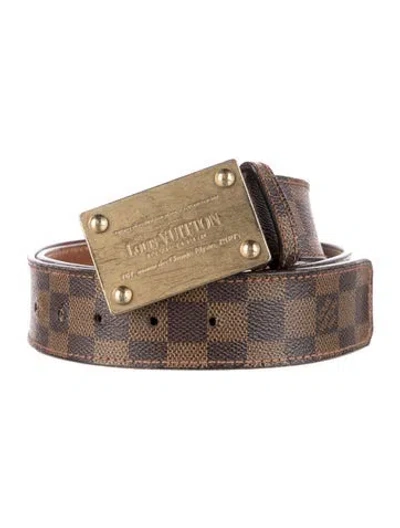 Pre-owned Louis Vuitton Vintage 2005 Belt In Brown