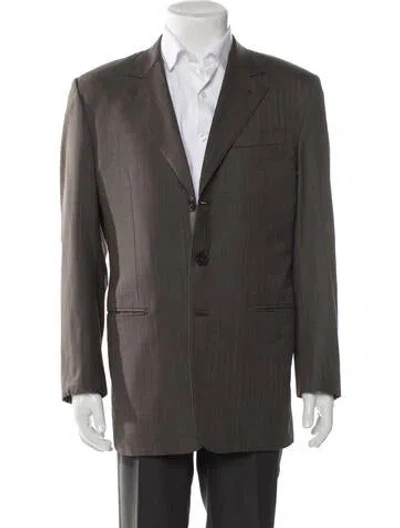 Pre-owned Louis Vuitton Vintage 2005 Blazer In Gray
