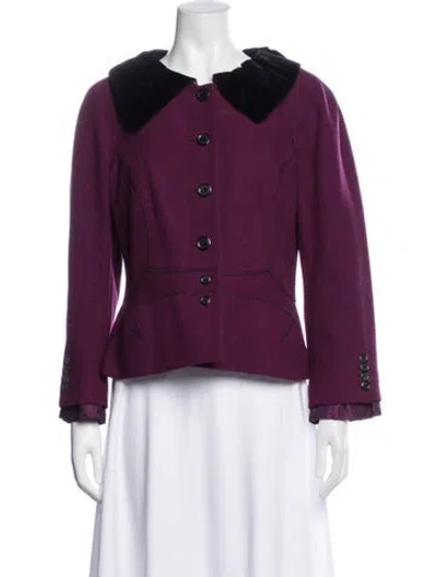 Pre-owned Louis Vuitton Vintage 2005 Evening Jacket In Purple