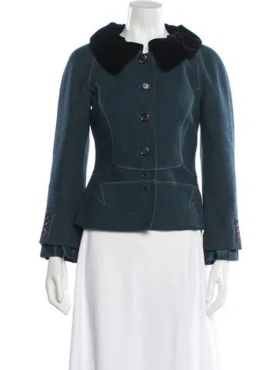 Pre-owned Louis Vuitton Vintage 2005 Jacket In Green