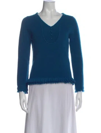 Pre-owned Louis Vuitton Vintage 2005 Sweater In Blue