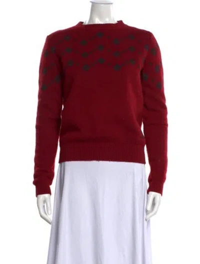 Pre-owned Louis Vuitton Vintage 2005 Sweater In Red