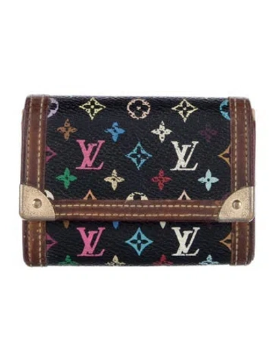 Pre-owned Louis Vuitton Vintage 2006 Card Case In Black