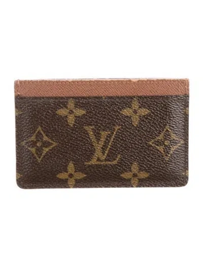 Pre-owned Louis Vuitton Vintage 2006 Card Case In Brown