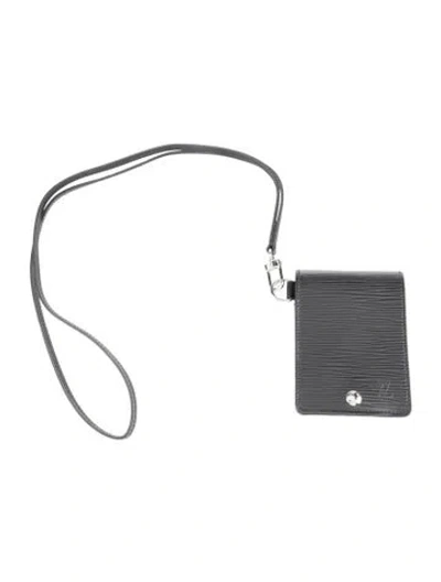 Pre-owned Louis Vuitton Vintage 2006 Card Holder In Black