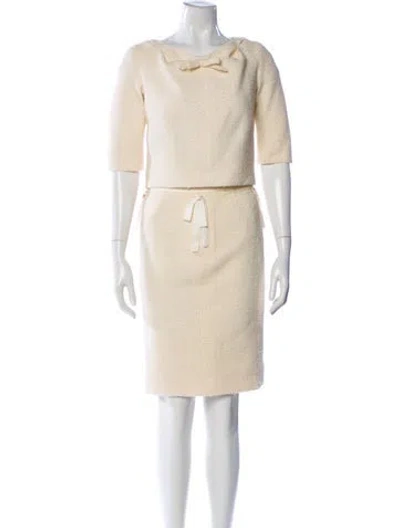 Pre-owned Louis Vuitton Vintage 2006 Skirt Suit In Neutral